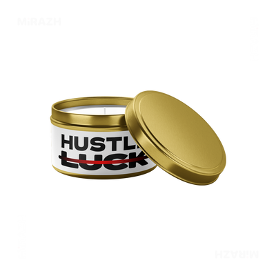 HustleOverLuck Tin Candle 03 Gold