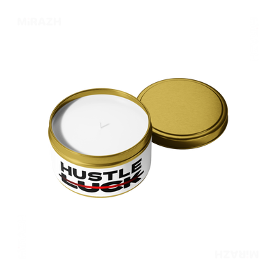 HustleOverLuck Tin Candle 05 Gold