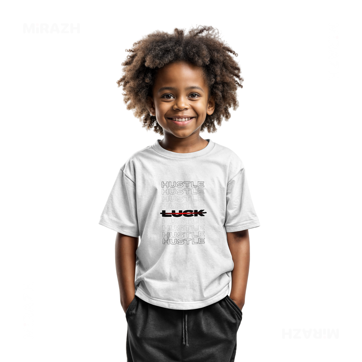 HustleOverLuck Toddler T Shirt 05 White
