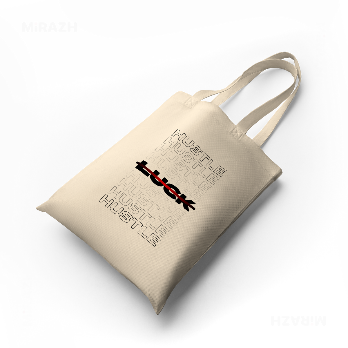 HustleOverLuck Tote Bags 04 Natural