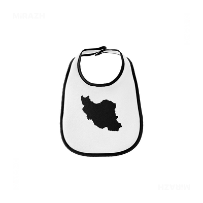 IranCloseWithin Baby Bibs 01 White Black