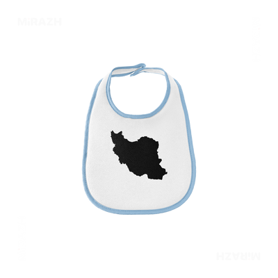IranCloseWithin Baby Bibs 01 White Lightblue