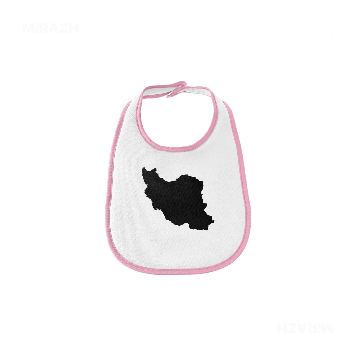 IranCloseWithin Baby Bibs 01 White Pink