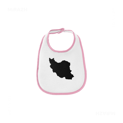 IranCloseWithin Baby Bibs 01 White Pink