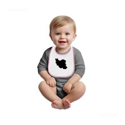 IranCloseWithin Baby Bibs 03 White Pink