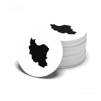 IranCloseWithin Ceramic Coaster 06 Round