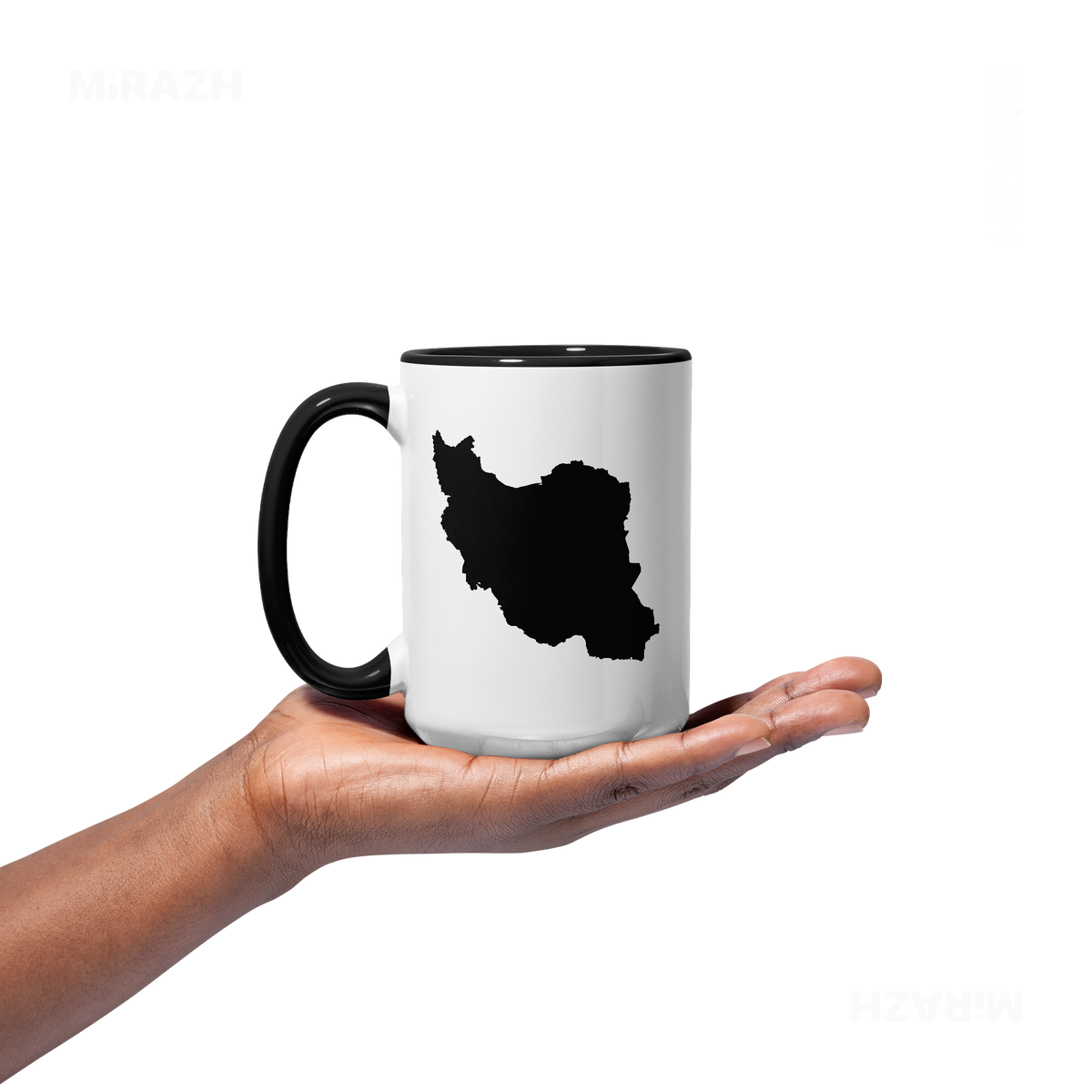 IranCloseWithin Ceramic Mug 03 White Black