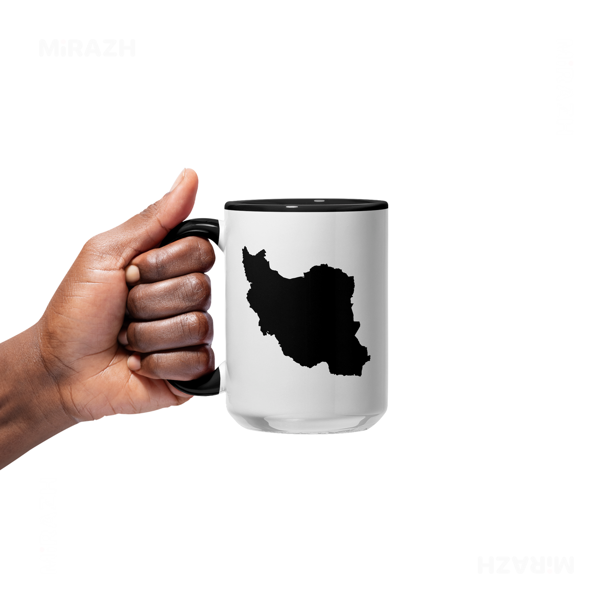 IranCloseWithin Ceramic Mug 05 White Black