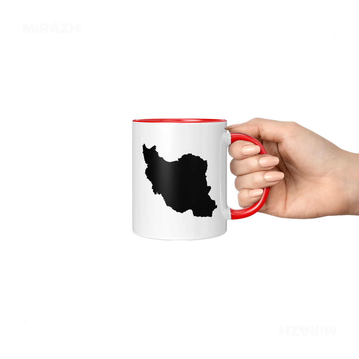 IranCloseWithin Ceramic Mug 06 White Red