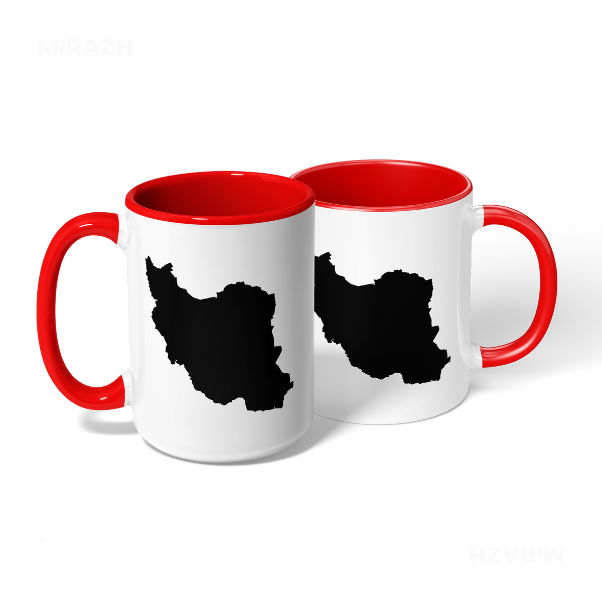 IranCloseWithin Ceramic Mug 08 White Red