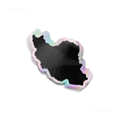IranCloseWithin Die Cut Holographic Sticker 01