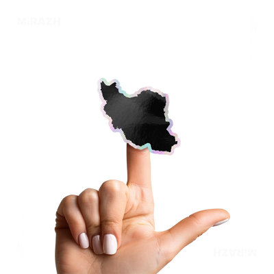 IranCloseWithin Die Cut Holographic Sticker 02