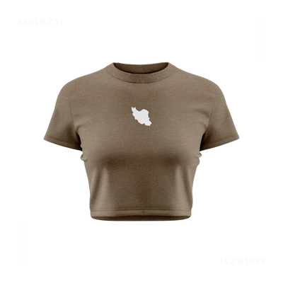 IranCloseWithin Fitted Crop Top 01 Heather Olive
