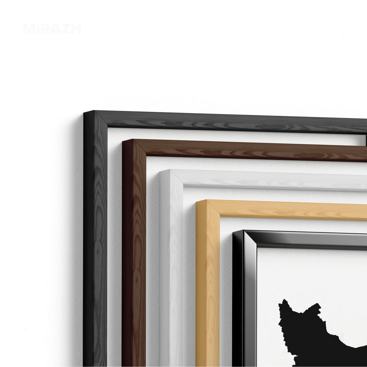 IranCloseWithin Framed Poster 02 Black Aluminum