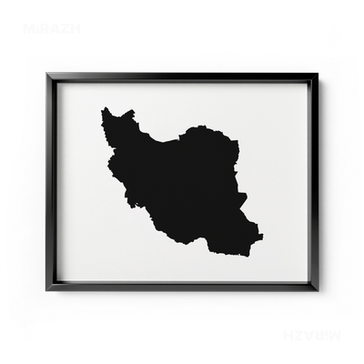 IranCloseWithin Framed Poster 03 Black Aluminum