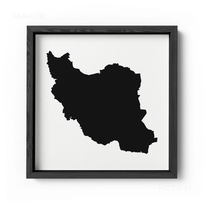 IranCloseWithin Framed Poster 04 Black Wood