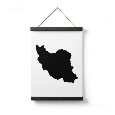 IranCloseWithin Magnetic Hanger Poster 01 Black Wood