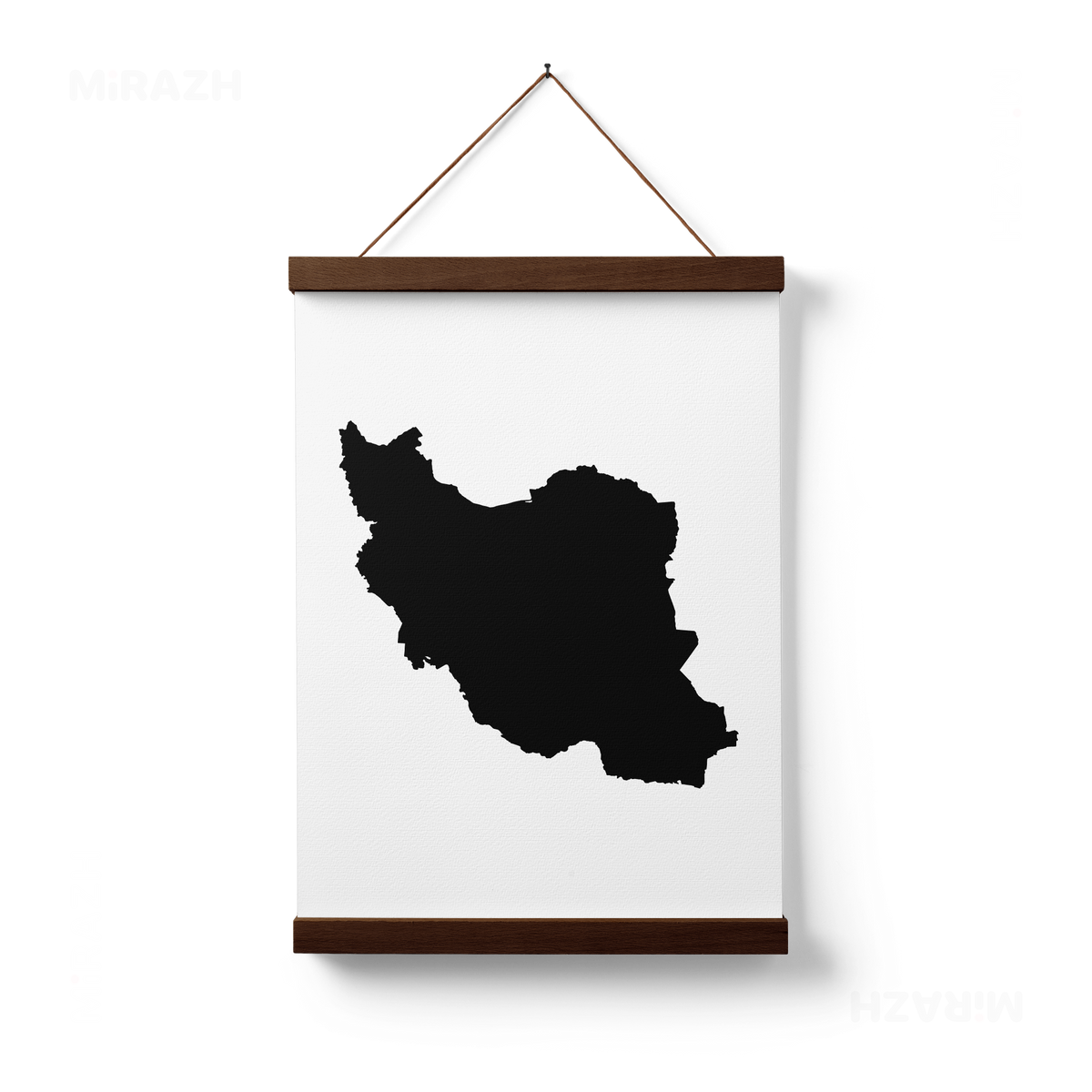 IranCloseWithin Magnetic Hanger Poster 01 Dark Wood