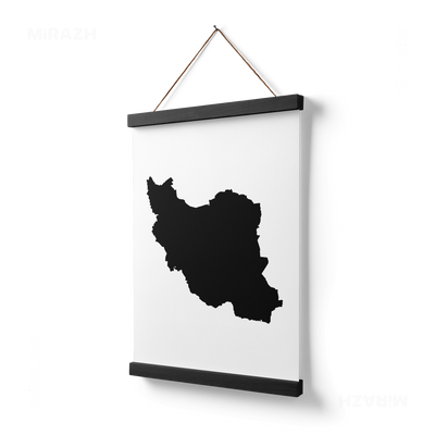 IranCloseWithin Magnetic Hanger Poster 03 Black Wood
