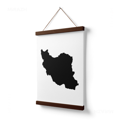 IranCloseWithin Magnetic Hanger Poster 03 Dark Wood