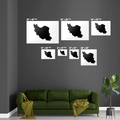 IranCloseWithin Magnetic Hanger Poster 07 Dark Wood