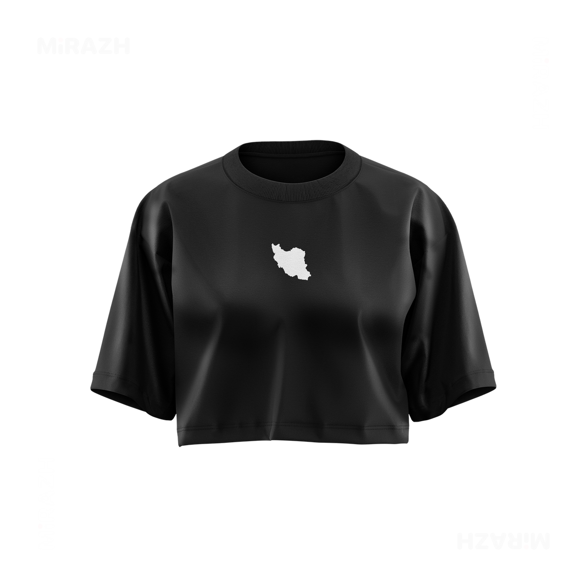 IranCloseWithin Over Sized Crop Top 01 Black