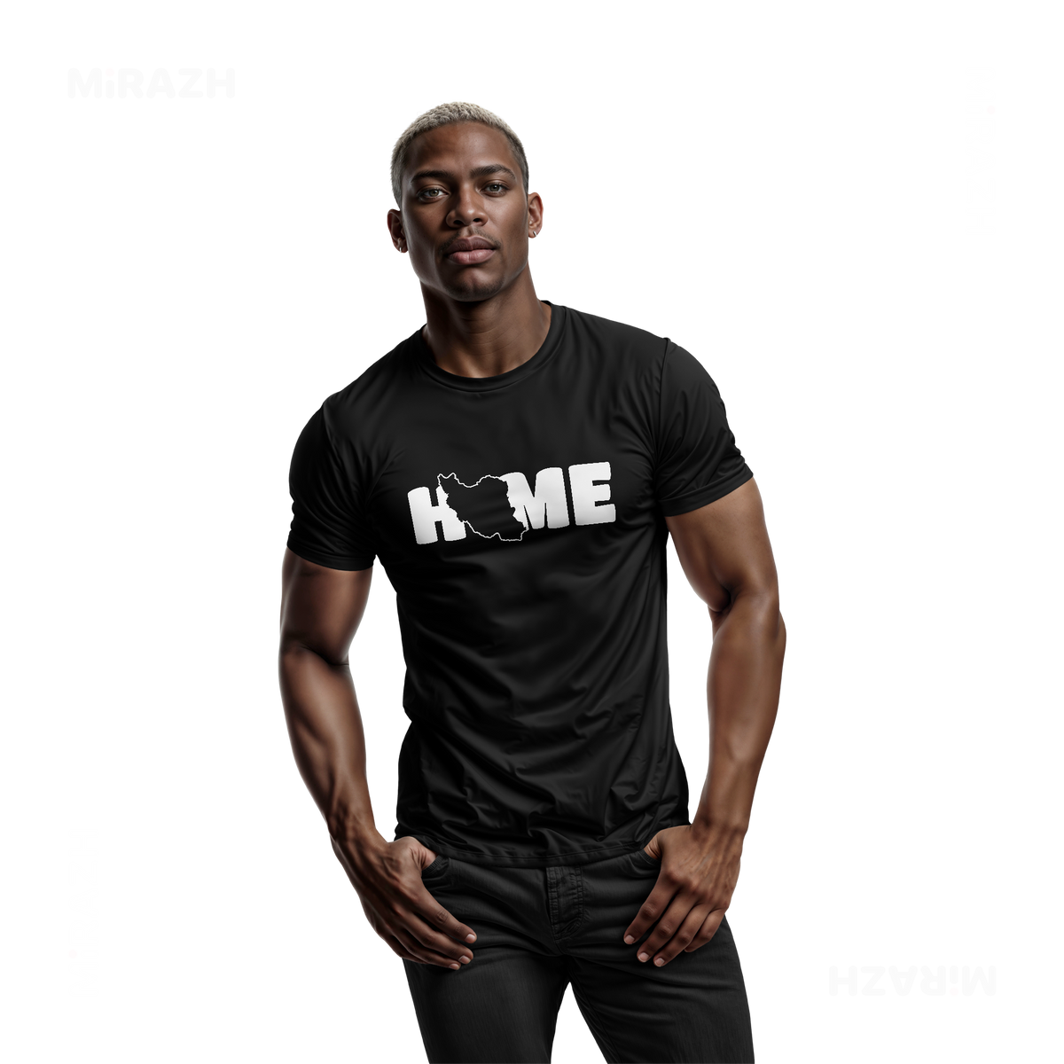 IranMyHome Adult T Shirt 02 Black