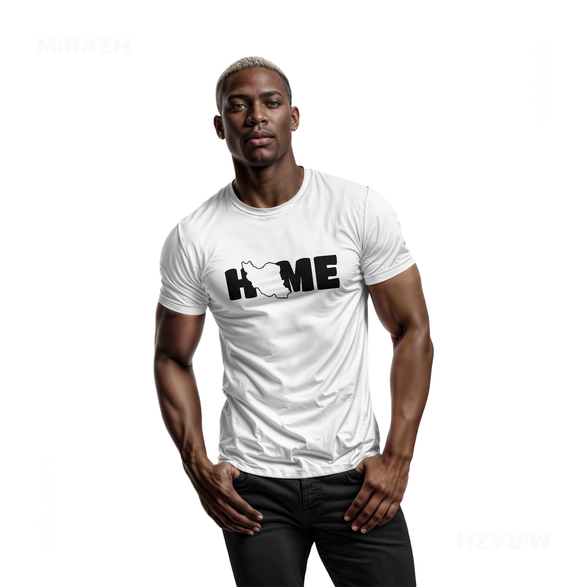 IranMyHome Adult T Shirt 02 White