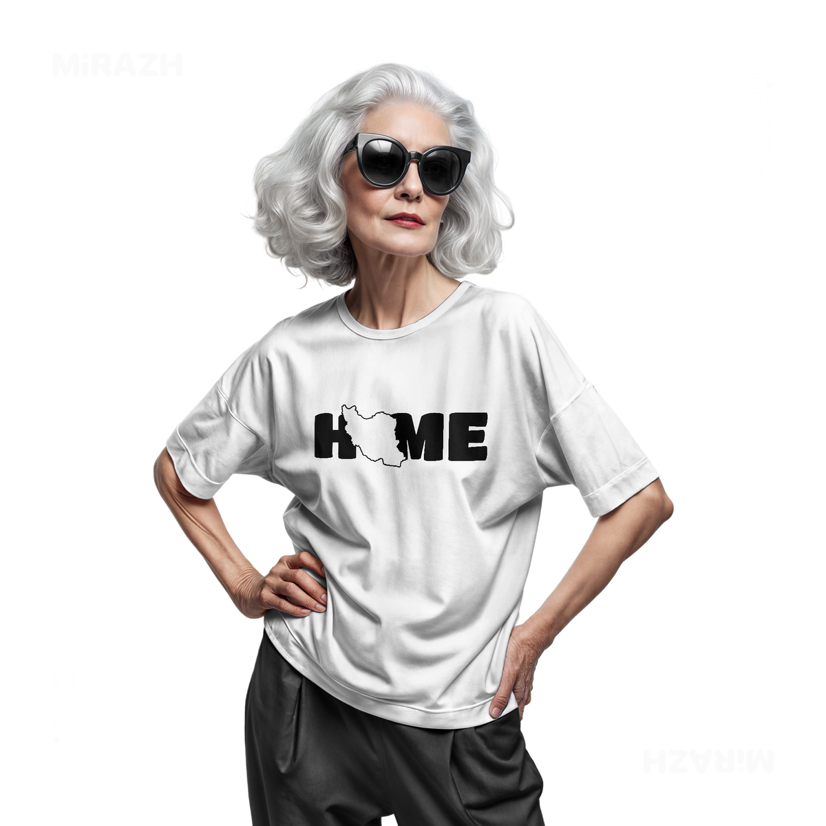 IranMyHome Adult T Shirt 07 White