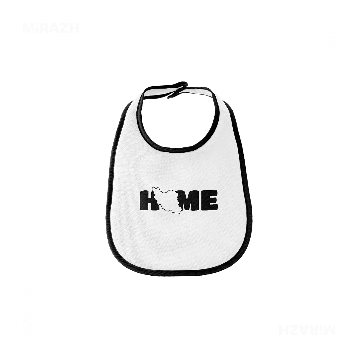 IranMyHome Baby Bibs 01 White Black