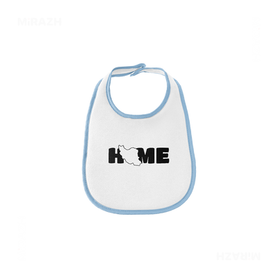 IranMyHome Baby Bibs 01 White Lightblue