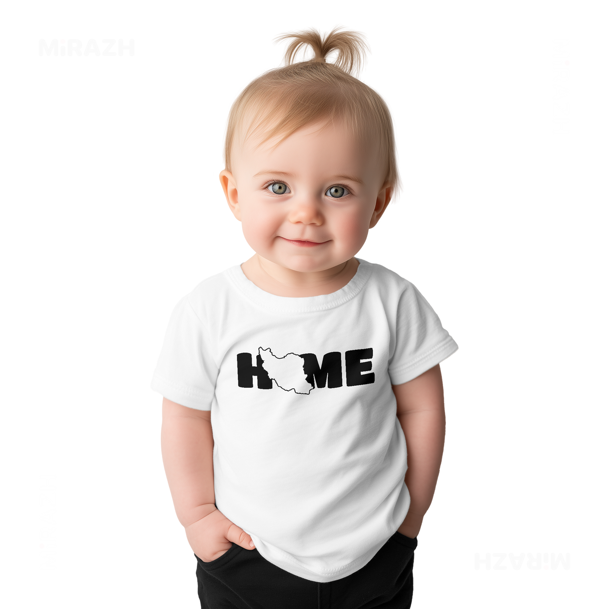 IranMyHome Baby T Shirt 02 White