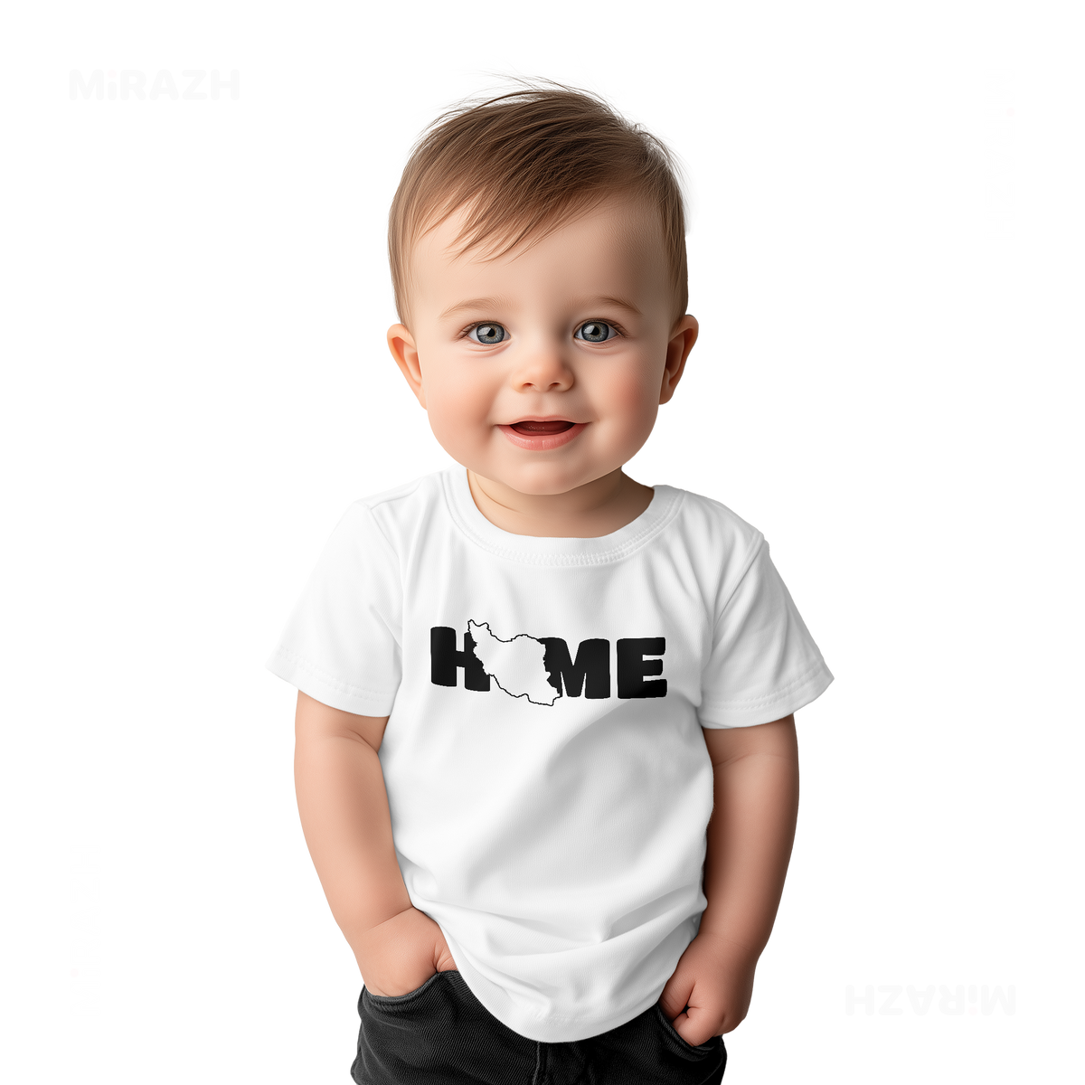 IranMyHome Baby T Shirt 03 White