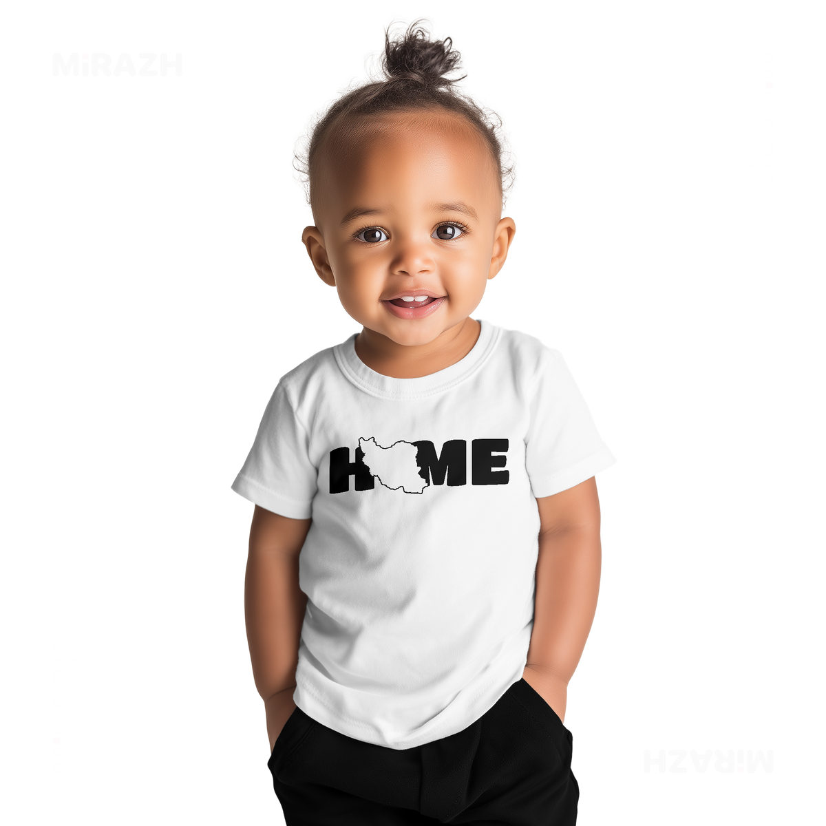 IranMyHome Baby T Shirt 04 White