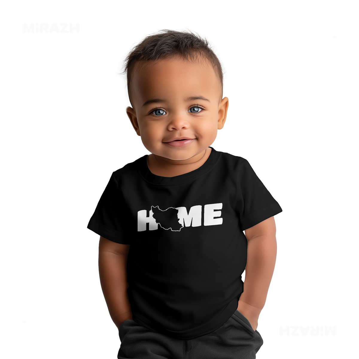 IranMyHome Baby T Shirt 05 Black