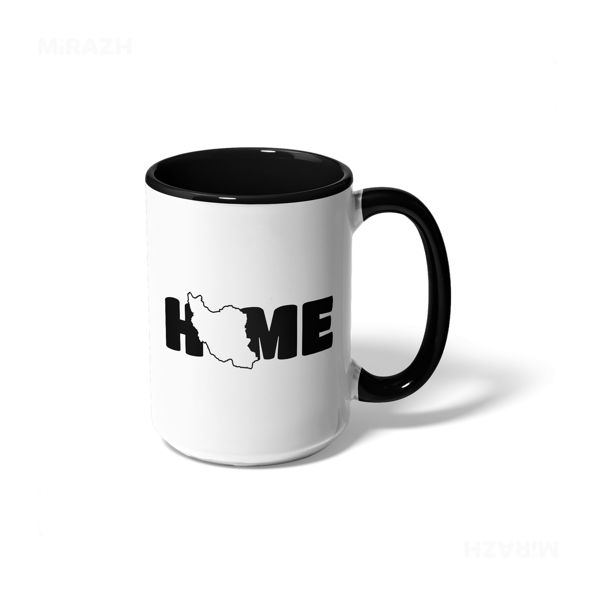IranMyHome Ceramic Mug 01 White Black