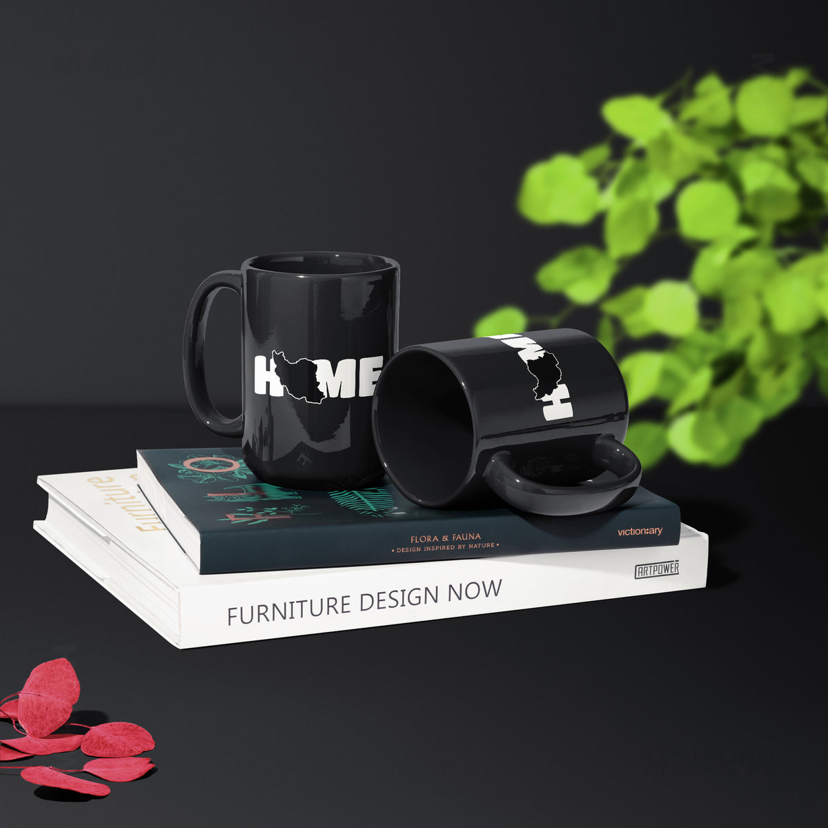 IranMyHome Ceramic Mug 02 Black