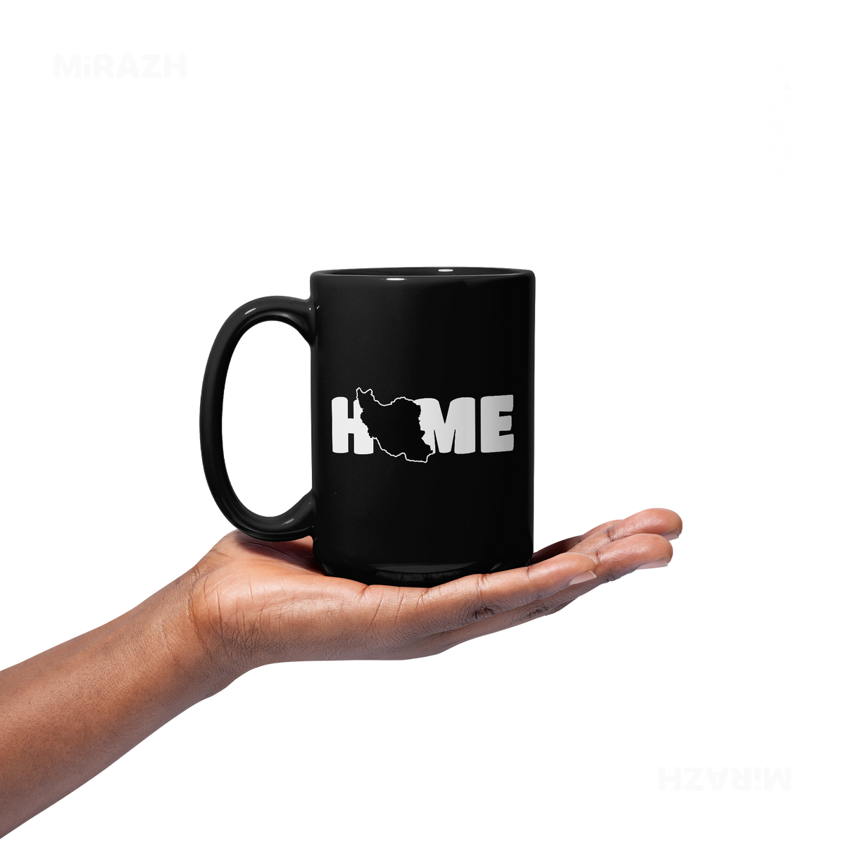 IranMyHome Ceramic Mug 03 Black