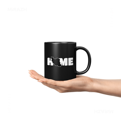 IranMyHome Ceramic Mug 04 Black