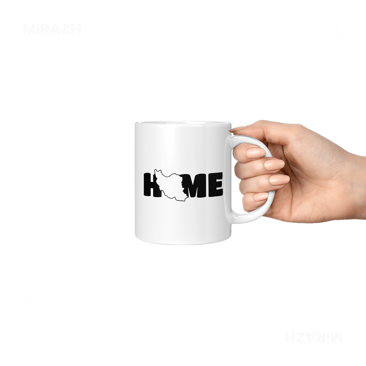 IranMyHome Ceramic Mug 06 White