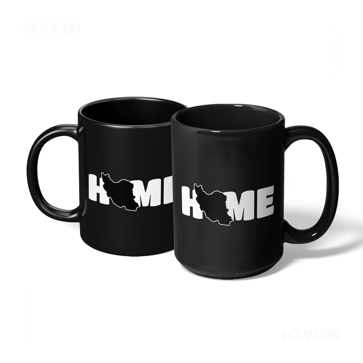 IranMyHome Ceramic Mug 07 Black