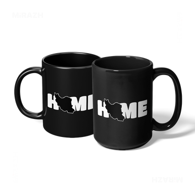 IranMyHome Ceramic Mug 07 Black