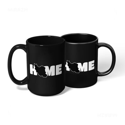 IranMyHome Ceramic Mug 08 Black