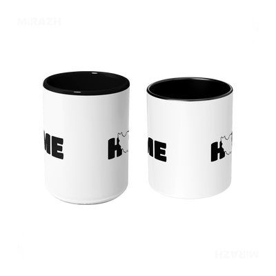 IranMyHome Ceramic Mug 09 White Black