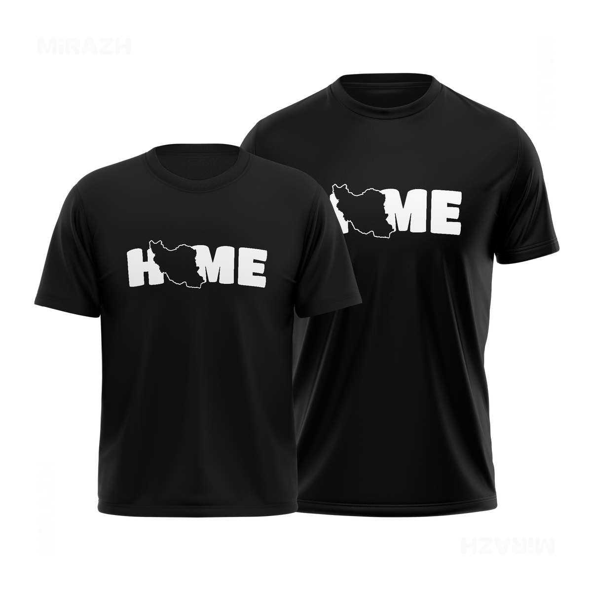 IranMyHome Couple T Shirt 01 Black