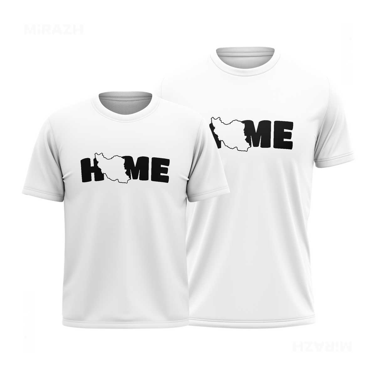 IranMyHome Couple T Shirt 01 White