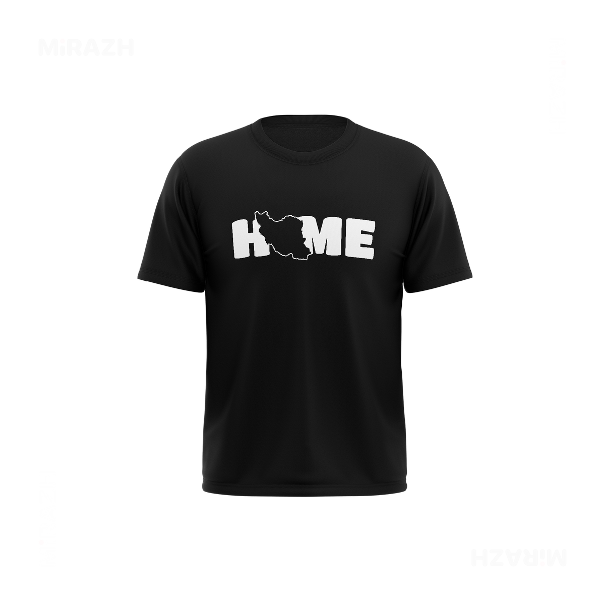 IranMyHome Couple T Shirt 03 Black
