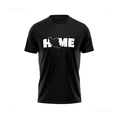 IranMyHome Couple T Shirt 04 Black