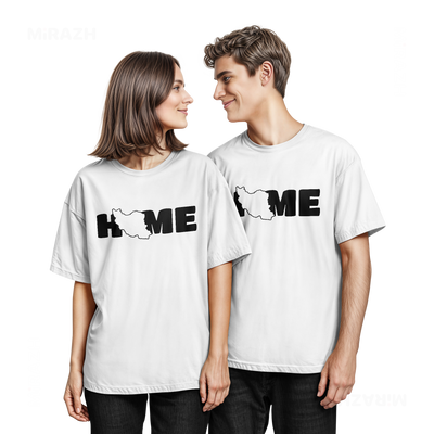 IranMyHome Couple T Shirt 05 White