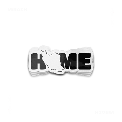 IranMyHome Die Cut Outdoor Sticker 01 White
